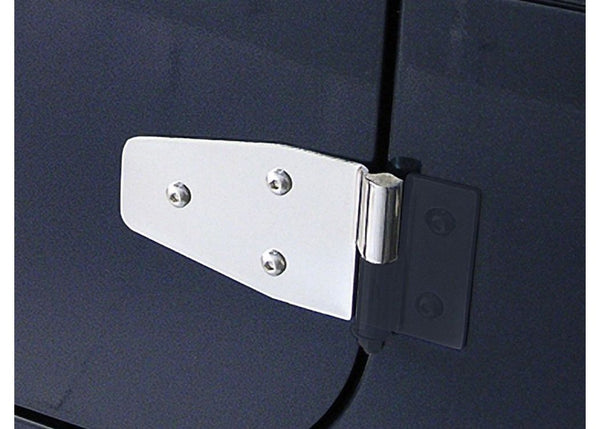 Rugged Ridge DOOR Hinges 9495 JEEP Wrangler WITH FULL Steel Doors Stainless