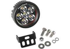 Rugged Ridge 3.5In Round 18 Watt LED Light Black Aluminum Driving Beam Pattern 1040 Lumens (18 Watt)