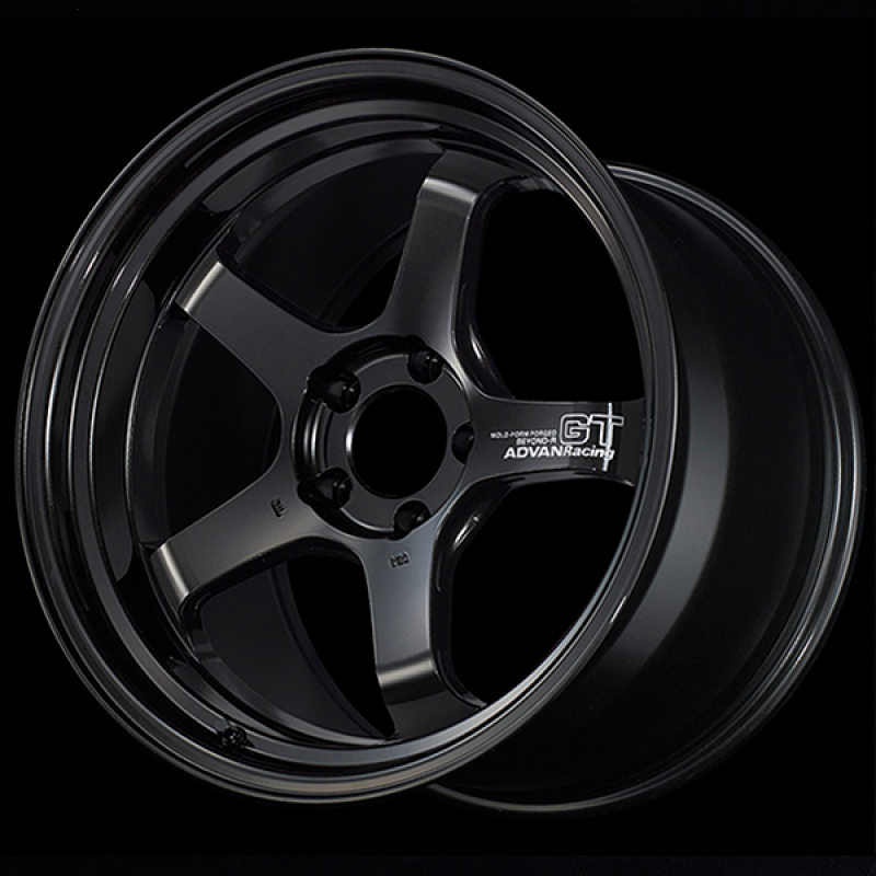 Advan Roue GT Beyond-R 18X12.0 / +25 déport / 5x114.3 BC / 73mm alésage / noir titane Racing