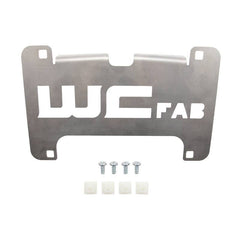 Wehrli Support de plaque d'immatriculation pour panneau de remplissage de jupe inférieure 15-19 Chevy HD