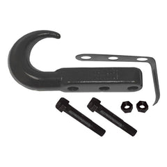 Rugged Ridge Crochet de remorquage avant 42-02 Jeep CJ / Jeep Wrangler - noir