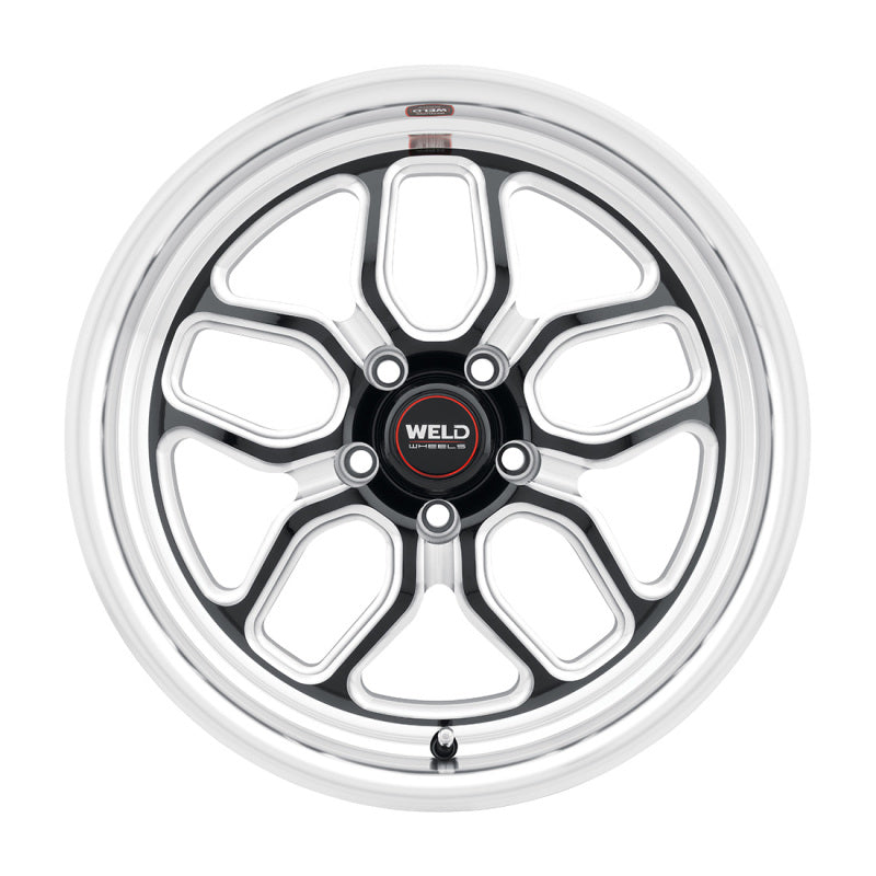 Weld S107 Wheel 17X11 Laguna 5X127 ET-44 BS4.25 Gloss Black MIL Dia 78.1