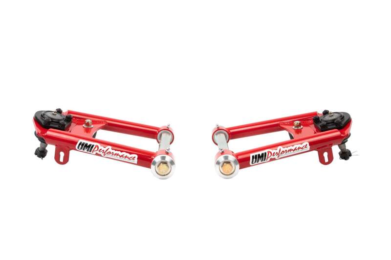 UMI Performance Bras de suspension supérieurs performance sur route 73-87 GM C10 - rouge