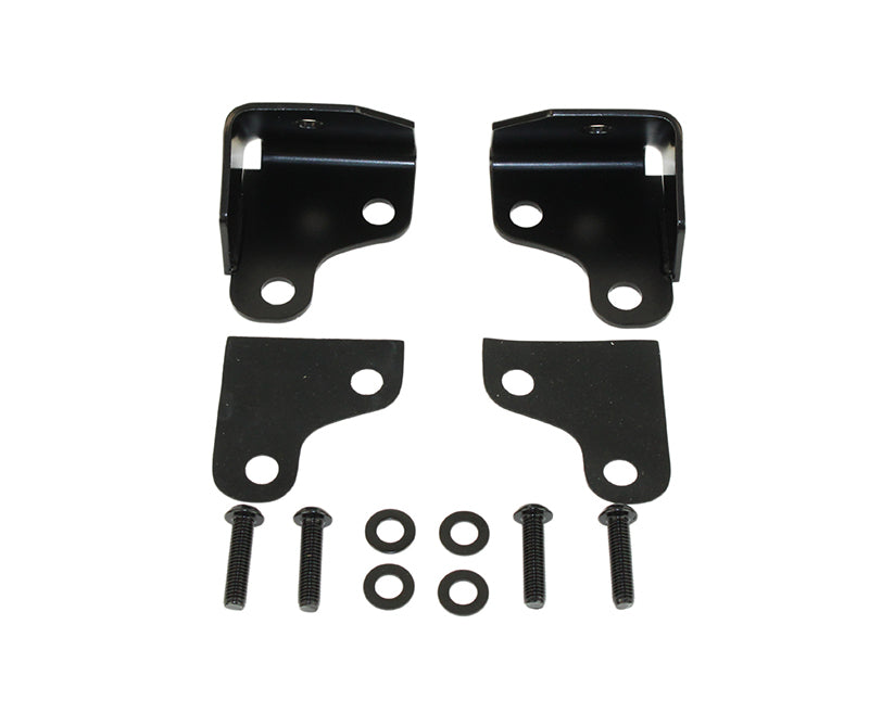 Kentrol Support de phares de pare-brise 07-18 Jeep Wrangler JK - noir thermolaqué