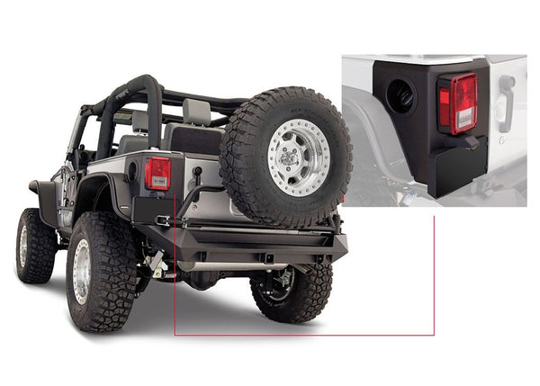 Bushwacker 2007-2018 Wrangler 2Dr Trail Armor Rear Corners