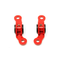 BMR Ensemble de coussinets de bras de suspension supérieur arrière (Delrin) 10-15 Camaro 5e génération - rouge