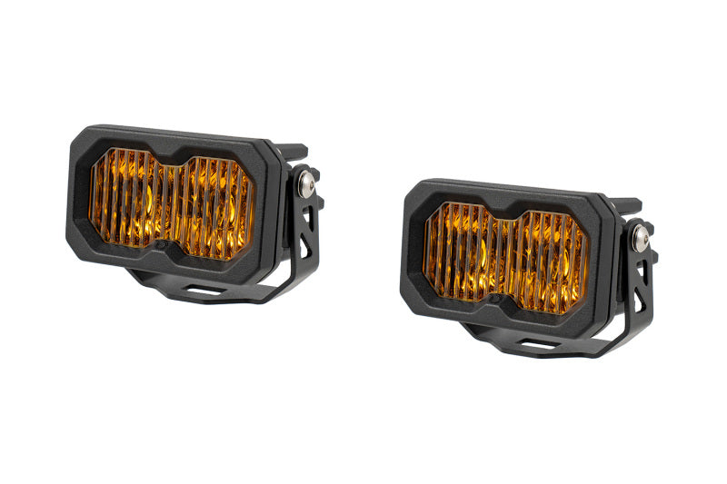 Diode Dynamics C2 2.0 Max antibrouillard/grand angle SAE standard ABL (paire) - jaune
