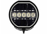 Go Rhino 7In Blackout Series Maxline Hi/Low Beam with Multi Daytime Running Light Blk