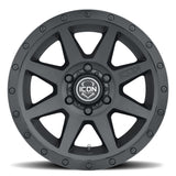 Icon Vehicle Dynamics Icon Alloys Rebound Dbl Blk 18 X 9/5 X 150/25Mm/6In Bs