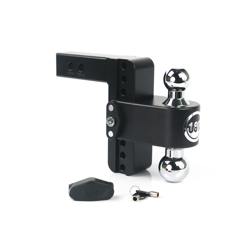 Weigh Safe 6" Drop Hitch, 2" Shank (8K/10K Gtwr) (CTB6-2-CER-BLA)