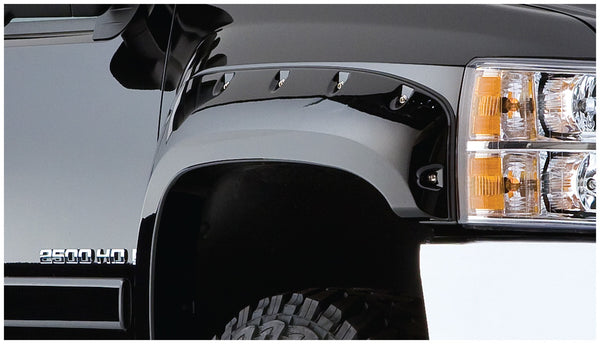 Bushwacker Fender Flare Cutout Style 4pc - Black (BW40949-02)