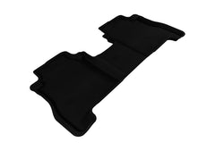 3D MAXpider Tapis de sol de 2e rangée Kagu 2007-2012 Hyundai Santa Fe - noir