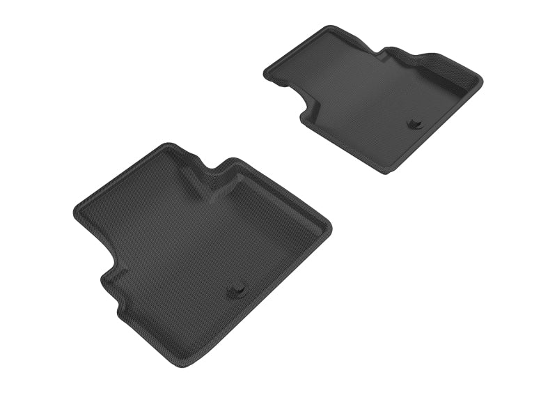 3D MAXpider Tapis de sol de 2e rangée Kagu 2017-2019 Infiniti Q60 - noir