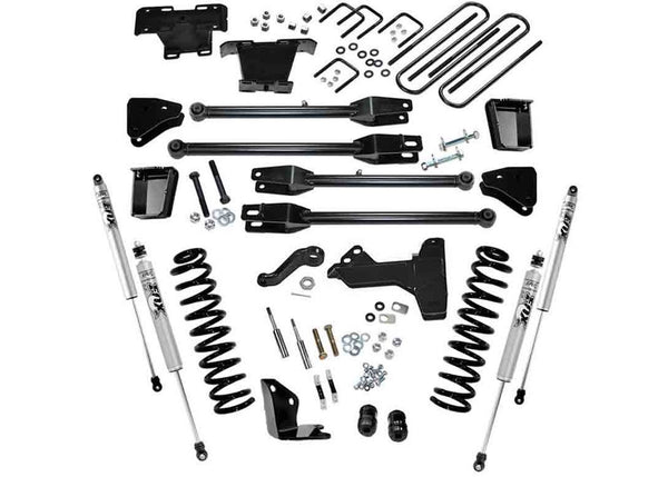 Superlift 6" Lift Kit — FOX 2.0 Shocks, 4-Link — 2005-2007 Ford F-250 Super Duty 4WD Diesel (K231F)