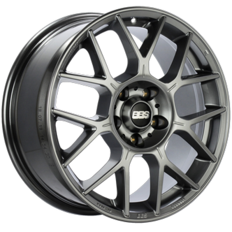 BBS XR 19x8.5 5x114.3 ET40 Platinum Gloss Wheel -82mm PFS/Clip Required