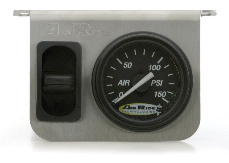 Ridetech Panneau de commande de suspension pneumatique analogique 1 voie - interrupteur à palette pneumatique