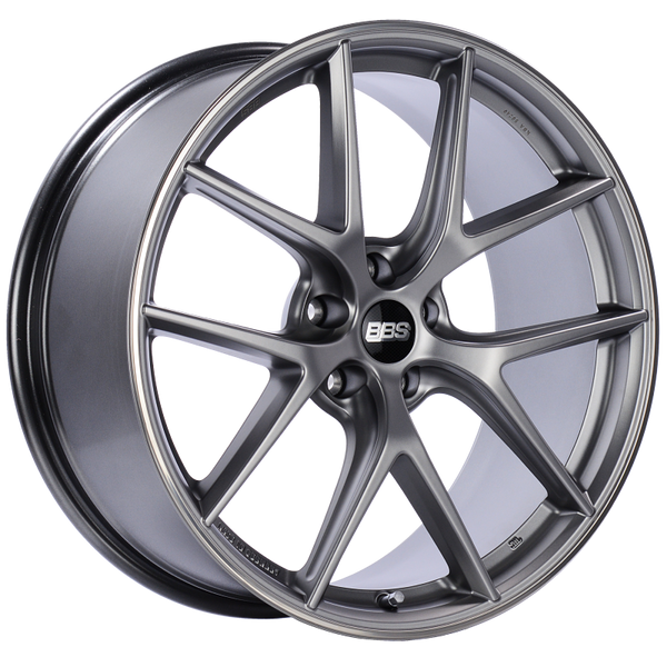 BBS Roue CI-R 20x9 5x120 ET25 à protège-jante poli - argent platine - PFS/agrafe 82mm requis