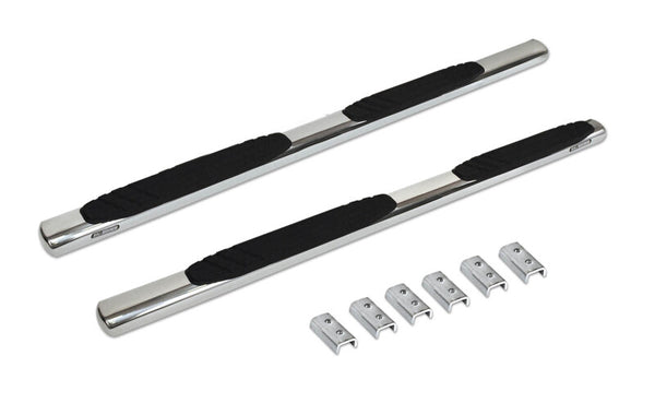 Go Rhino Universal 4IN 75IN LONG Stainless SIDE BARS OE Xtreme Sidesteps Polished (640075PS)