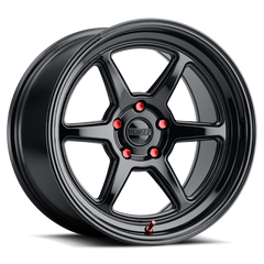 Kansei Roue K14B Roku 18x10.5 po / 5x108 / déport 12mm / alésage 63.4mm - noir brillant