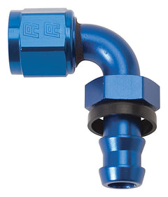 Russell Performance Embout de tuyau -4 AN Twist-Lok 90 degrés (bleu)