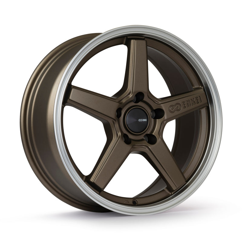 Enkei Roue Quasar 18x8 po / 5x114.3 / déport 45mm / alésage 72.6mm - bronze mat
