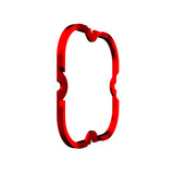 KC HiLiTES Anneau d'enjoliveur de couleur FLEX ERA 4 - rouge (chacun)