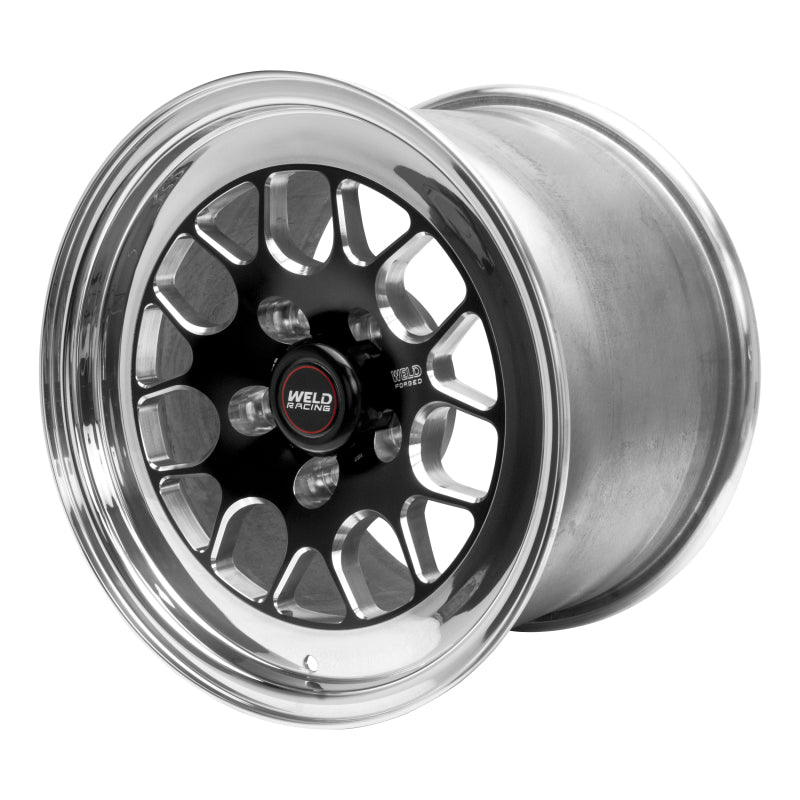 Weld Roue S77 15x8 / 5x4.5 / 6.5 po BS (embase basse) sans verrou de talon - noir