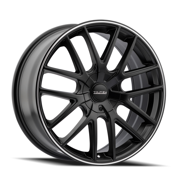 Touren Roue 3260 TR60 18x8 / 5x127 / déport 40mm / moyeu 71.5mm - noir mat usiné