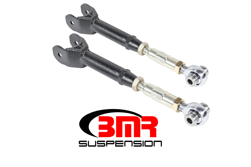 BMR Bras de suspension supérieurs à rotules réglables sur le véhicule 16-17 Camaro 6e génération - noir martelé