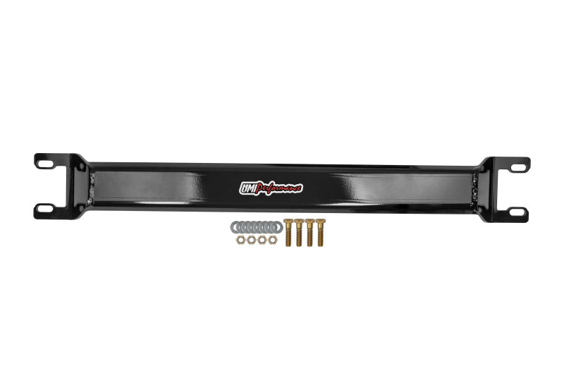 UMI Performance Barre de renfort de tourelles d'amortisseurs arrière 64-72 GM A-Body - noir