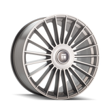 Touren Roue 3610 TR10 24x10 / 6x135/139.7 / déport 25mm / moyeu 87.1mm - argent satiné usiné