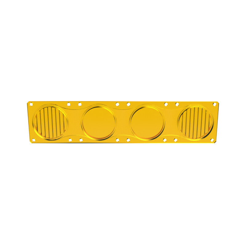 KC HiLiTES Lentille à faisceau combiné jaune Performance FLEX ERA DEL pour barres lumineuses