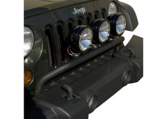 Rugged Ridge Barre lumineuse montée sur pare-chocs, noir texturé — 2007-2018 Jeep Wrangler JK (11232.20)