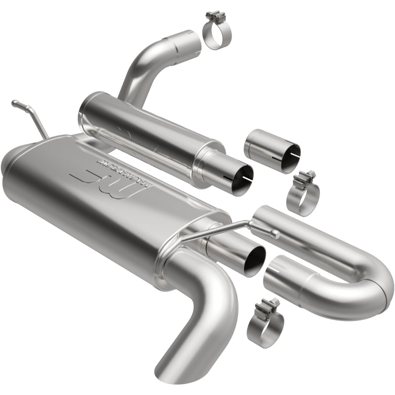 MagnaFlow Échappement Axle-Back Overland Series 18-23 Jeep Wrangler JL 2.0L/3.6L