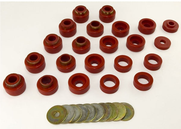 Rugged Ridge BODY Mount KIT RED 8795 (YJ) 22 Pieces