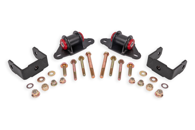 BMR 14-19 Chevrolet Corvette C7 Polyurethane Transmission/Differential Mount - Black Hammertone