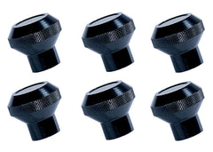 Rugged Ridge Ensemble de boutons de tableau de bord en aluminium billette 7686 CJ - noir