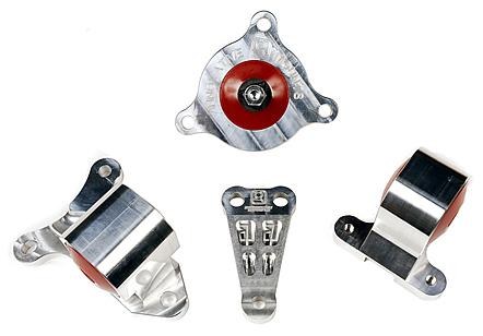 Innovative Supports en aluminium avec coussinets 60A 02-06 Acura RSX série K (sauf transmission K24) - argent