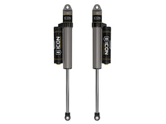 Icon Vehicle Dynamics 18Up JL 2.5Infront 2.5 Vs Rr Pair Aluminum & Sat Black — 2018-2023 Jeep Wrangler
