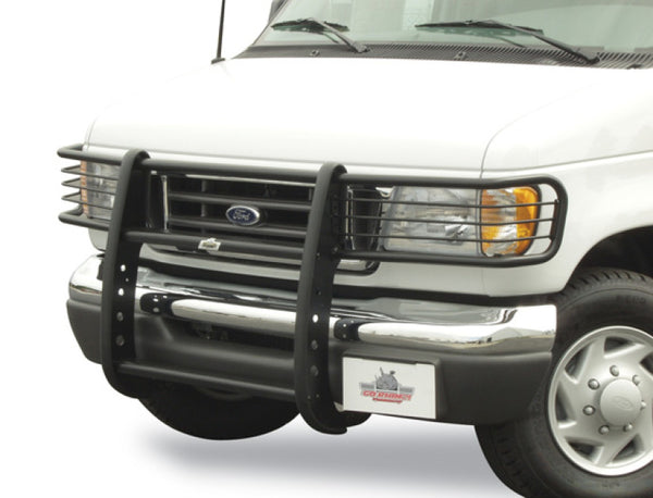 Go Rhino 2003-2007 Ford E-250/E-350 Van (No Eurotube) 3000 Series StepGuard Grille & Brush Guard Only Black (3320MB)