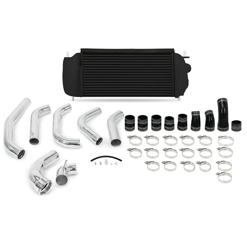 Mishimoto Ensemble de refroidisseur intermédiaire performance noir avec tuyaux polis 15-16 Ford F-150 EcoBoost 3.5L