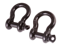 Rugged Ridge Manilles en D 3/4 po - noir (paire)