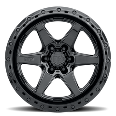 MTX Roue Spitfire 6 17x9 po / 6x135 / déport -12mm / alésage 87.1mm - noir brillant