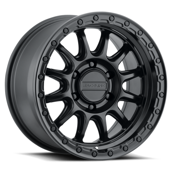 Raceline 960B Alpha 18x8.5in / 6X139.7 BP / 35mm Offset / 106.1mm Bore - Satin Black