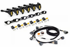 Haltech Ensemble de conversion de bobines R35 Toyota JZ avec support, bobines, connecteurs et faisceau (1JZ/1JZ VVT/2JZ)