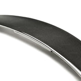 Seibon Spoiler central de hayon en fibre de carbone brillant 2017 Honda Civic Type-R