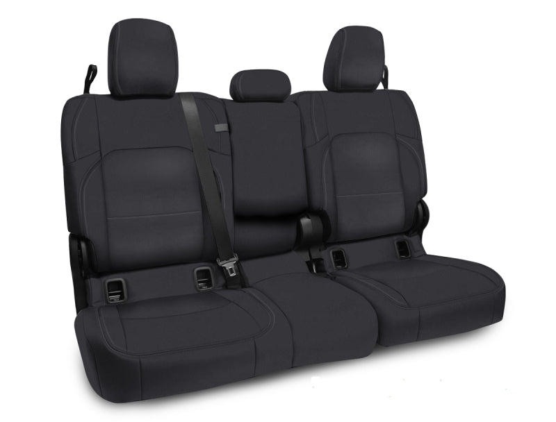 PRP Housse de banquette arrière pour intérieur en cuir 2020+ Jeep Gladiator JT - entièrement noir