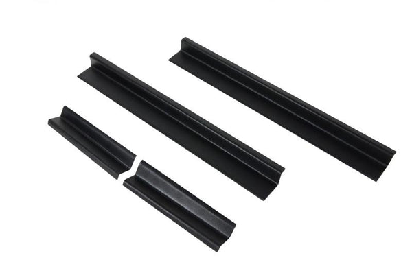 Kentrol Protège-seuils 4 pièces 07-18 Jeep Wrangler JK 4 portes - noir texturé
