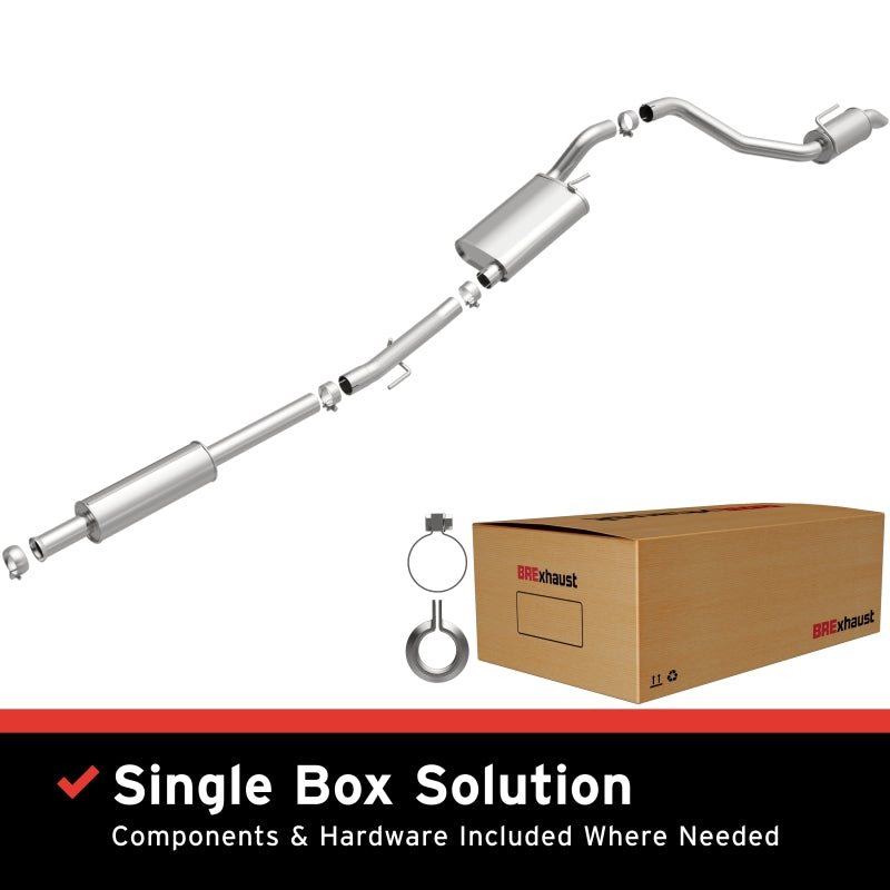 BRExhaust Ensemble d'échappement de remplacement à ajustement direct 20-21 Jeep Gladiator 3.6L