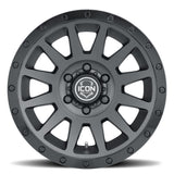 Icon Vehicle Dynamics Icon Alloys Compression Dbl Blk 17 X 8.5/6 X 5.5/25Mm/5.75In Bs